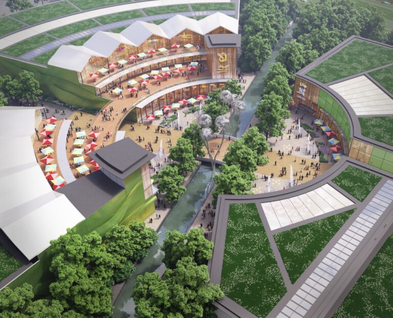 Brookfield Riverside aerial view