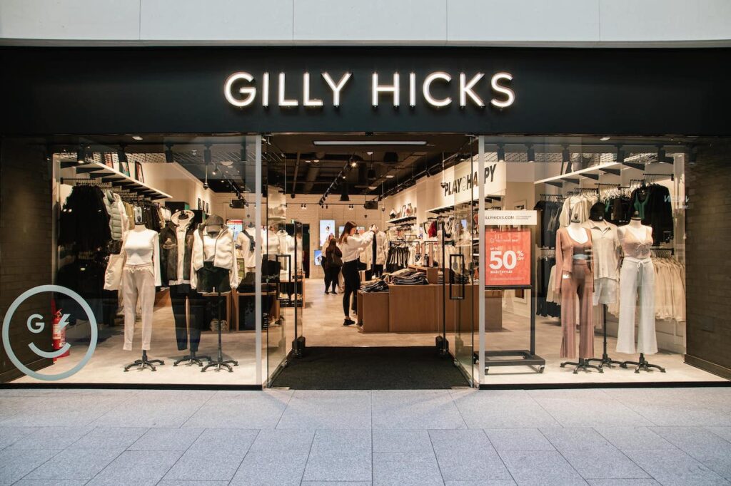 Gilly Hicks at Victoria Square
