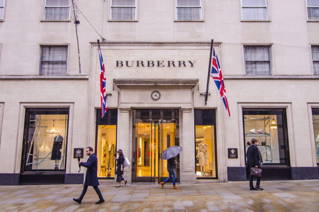 Burberry on sale uk news