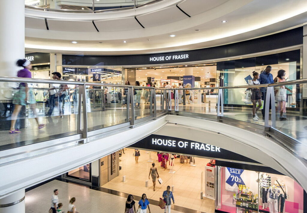 House of Fraser in Westfield London White City will be turned into