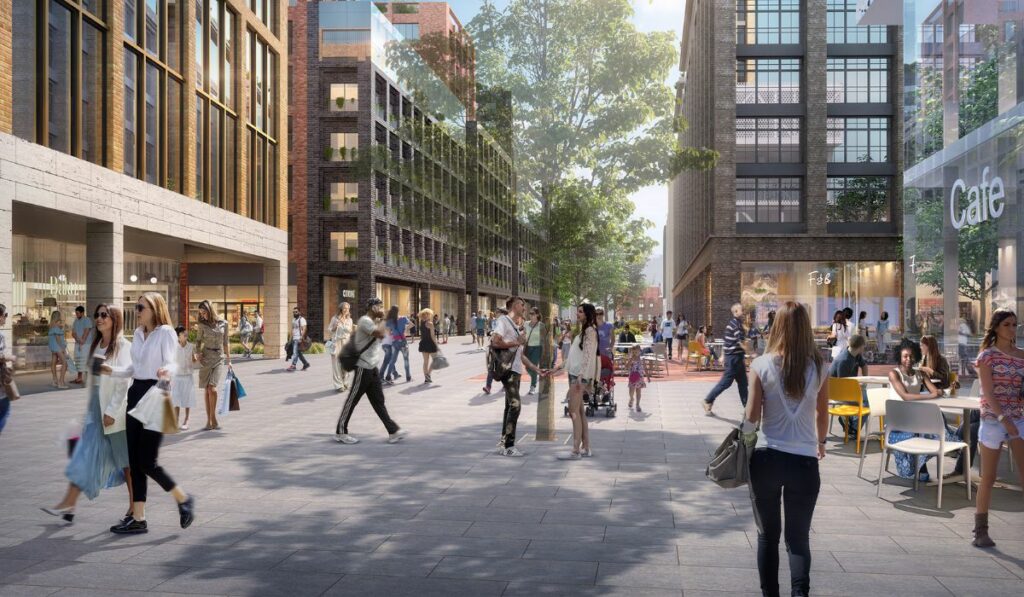 A CGI of the St. Enoch Proposals