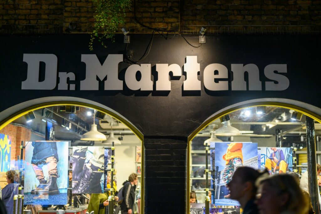 A Dr Martens storefront