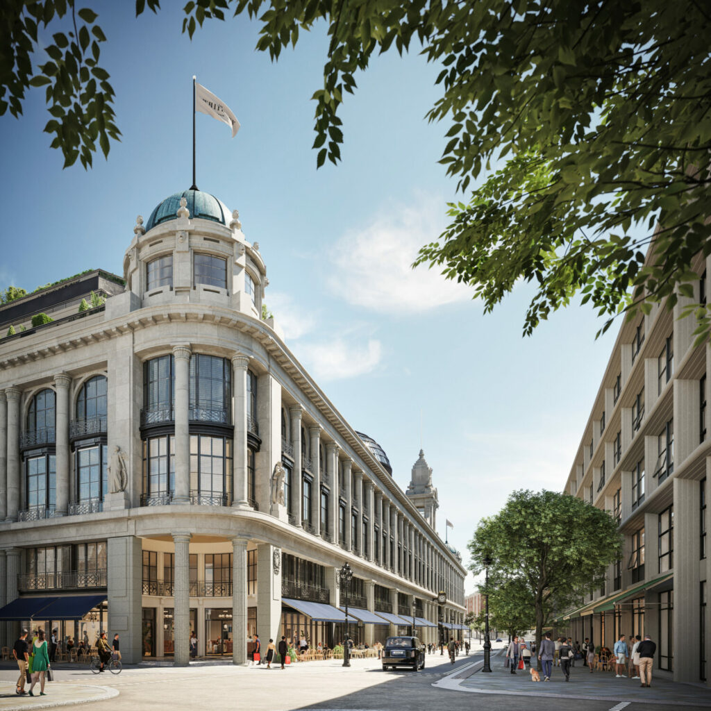 A render of how The Whiteley will look post development