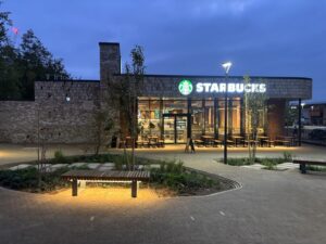 Starbucks opens redesigned coffeehouse at Cambridge Retail Park