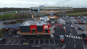 Popeyes makes regional drive-through debut at Coventry's Arena Shopping Park, anchoring 30,000 sq ft of new lettings